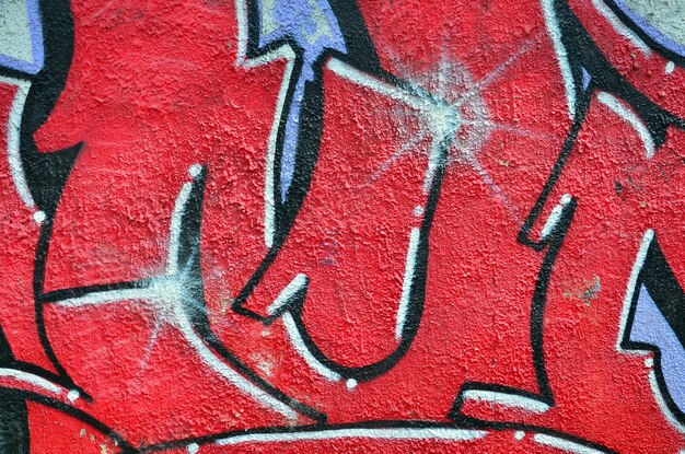 Sztuka pod ziemią Piękny street art w stylu graffiti Ściana ozdobiona abstrakcyjnymi rysunkami farba do domu Nowoczesna kultowa kultura miejska młodzieży ulicy Abstrakcyjny stylowy obraz na ścianie
