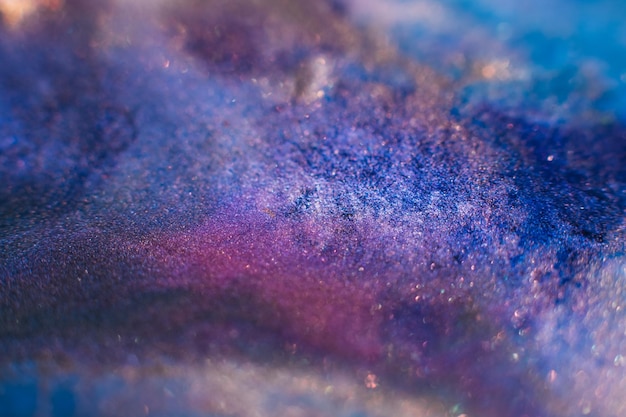 Sztuka tuszu alkoholowego Abstrakcyjny wzór Kolorowe tło farby Mieszanka niebieskich fioletowych i różowych kolorów