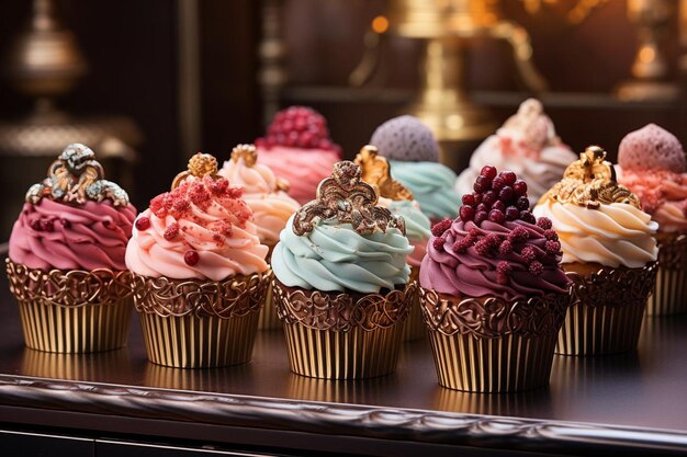 Szybkie wrażenia badają piękno cupcake