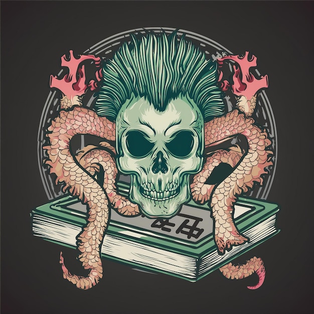 T-shirt design czarny streetwear t-shirt design punk t-shirt projekt czarny punk t-shirty design