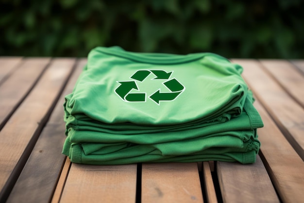 T-shirt z recyklingu wygenerowany przez sztuczną inteligencję