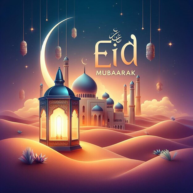 Zdjęcie ta ilustracja została wykonana dla eid ul fitr eid ul adha i mahe ramadan