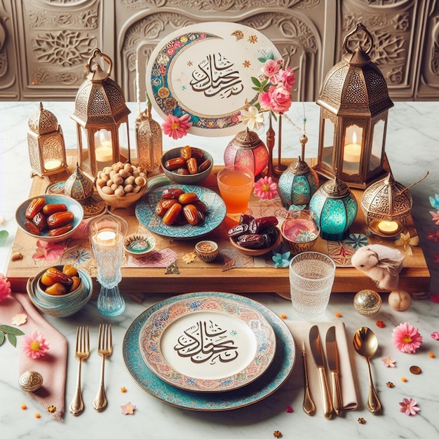 Ta ilustracja została wykonana na Eid al Fitr Eid al Adha i Mahe Ramadan