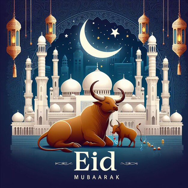 Ta ilustracja została wykonana na islamskie mega wydarzenie Eid Ul Adha