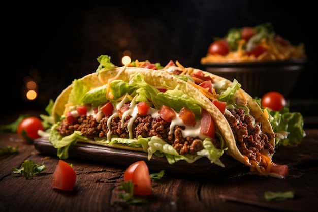 Zdjęcie taco cravings spełniające twoje pragnienia fast food najlepsze zdjęcie taco