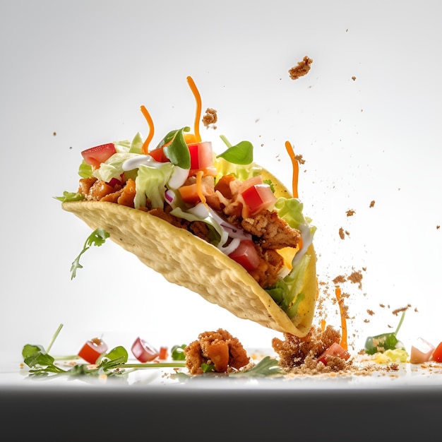 Taco, które zostało zrobione w Meksyku