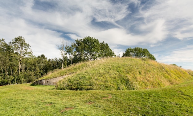 Taczka Belas Nap na Cleeve Hill Cotswolds