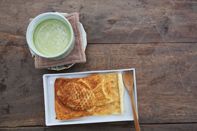 Taiyaki Z Zieloną Herbatą