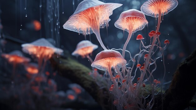 Tajemnicza grupa grzybów z ciemnego lasu