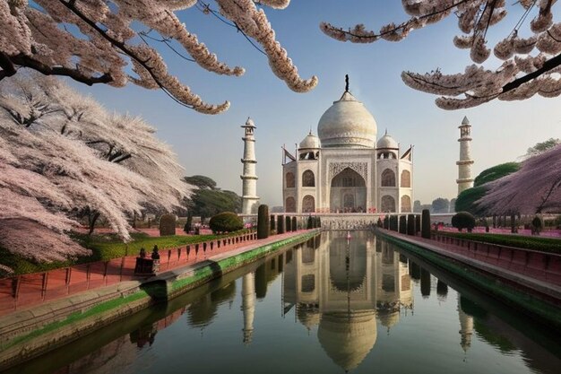 Zdjęcie tajmahal agra indie