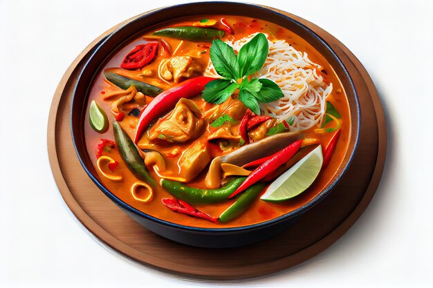 Tajskie potrawy Panang Curry