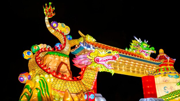 Tajwan Żywy festiwal latarni Xianglong Xianrui latarnia