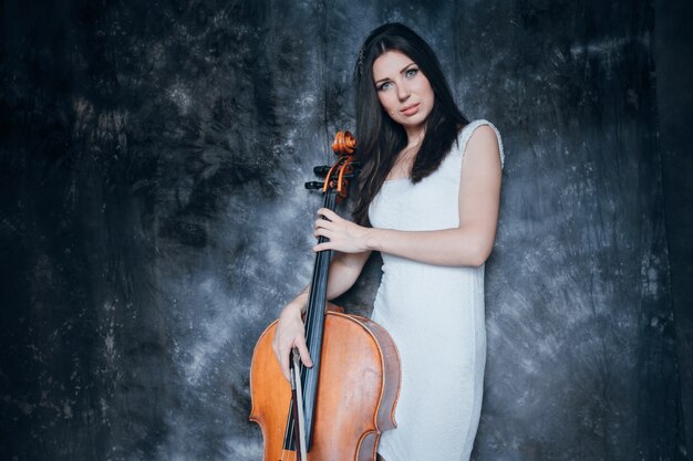 Zdjęcie talent klasyczny portret kobiety brunetka