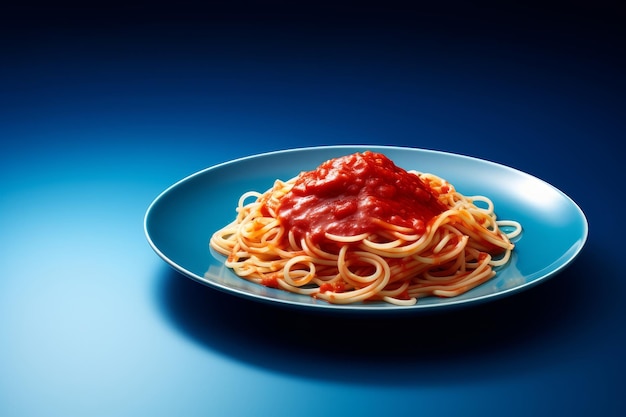 Talerz pysznego spaghetti