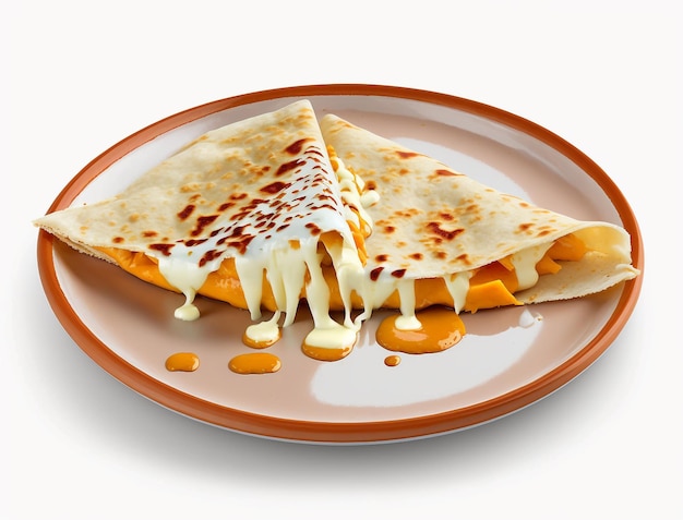 Talerz quesadillas z roztopionym serem