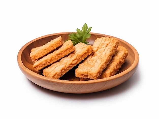 Talerz smażonego tempeh