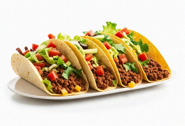 talerz tacos z taco na nim