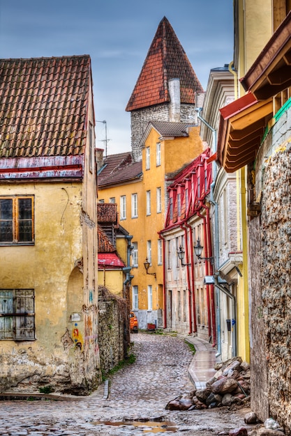 Tallinn Old Town street, Estonia