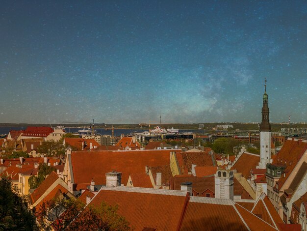 Tallinn, stare miasto w Estonii