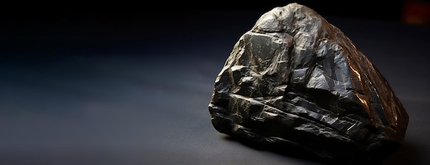 Talnakhite to rzadki, cenny, naturalny kamień geologiczny, pustelnik na czarnym tle w cichym tonie.