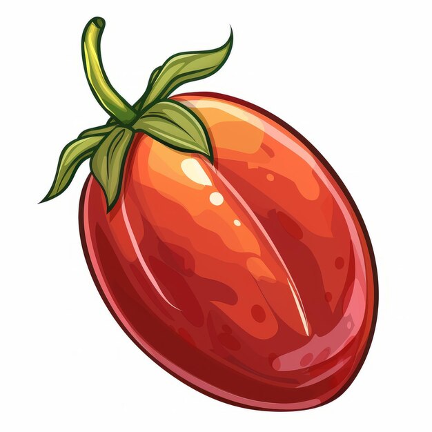 Tamarillo odizolowane na białym tle