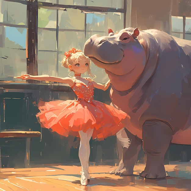 Tańcząc z hipopotamem