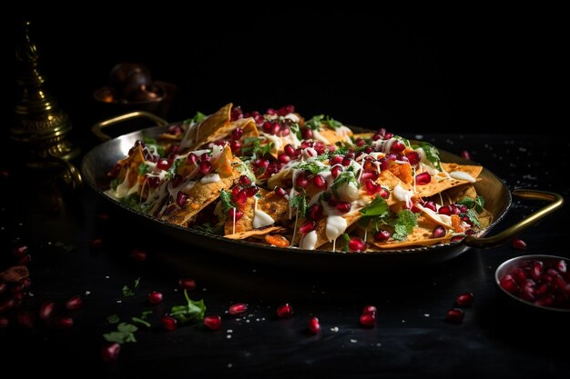 Tandoori Chicken Nachos Słodki Indulgence Fusion Twist