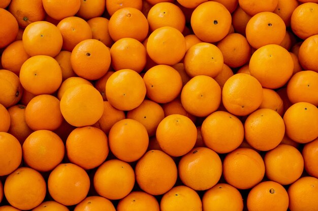 Zdjęcie tangerines owoców wypełnione ramy tła