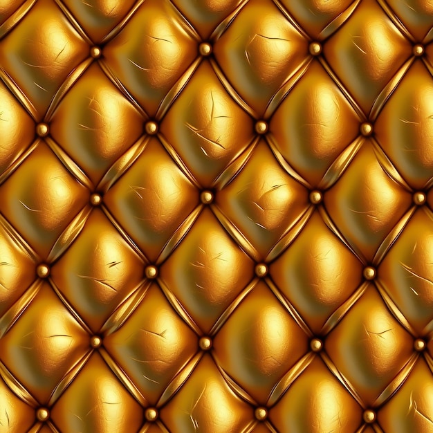 Tapeta 3D klasyczny wzór skóry złoty