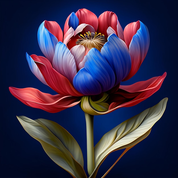 Tapeta lub tło z kwiatami tulipanów