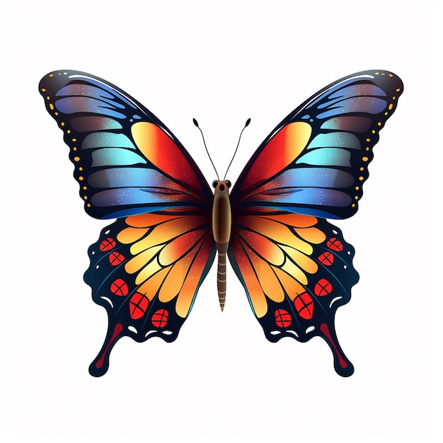 Zdjęcie tapeta motylkowa to sposób na dodanie odrobiny piękna do twojego domu