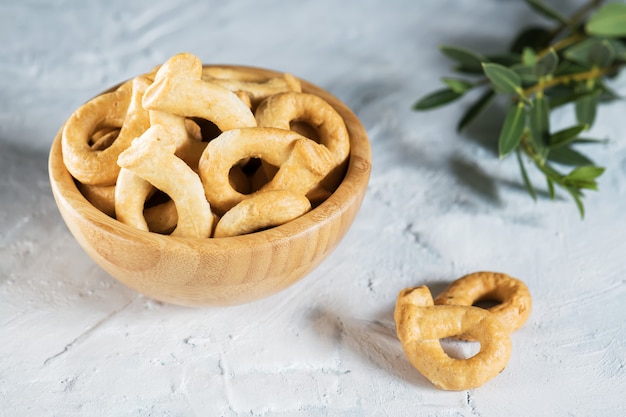 Taralli Lub Tarallini To Tradycyjne Włoskie Przekąski Typowe Dla Regionalnych Potraw Apulii