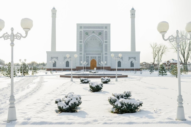 Taszkent Uzbekistan Grudzień 2020 Biały Meczet Mniejszy