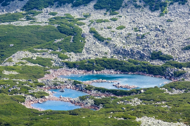 Tatry, Polska, Widok Na Dolinę Gąsienicową I Grupę Jezior Polodowcowych