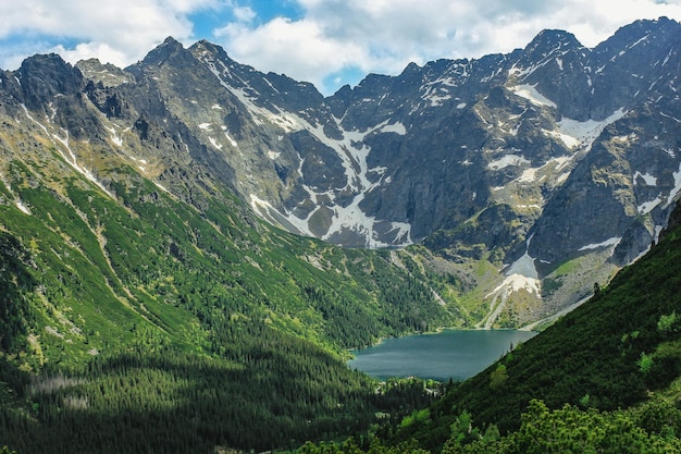 Zdjęcie tatry tatrzański park narodowy karpaty góry piękny widok krajobraz