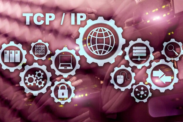 Tcp ip networking Protokół kontroli transmisji Koncepcja technologii internetowej