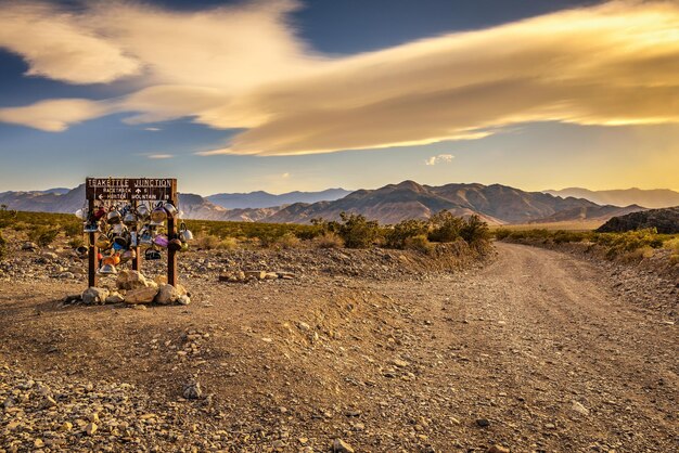 Teakettle Junction w Death Valley National Park w Kalifornii