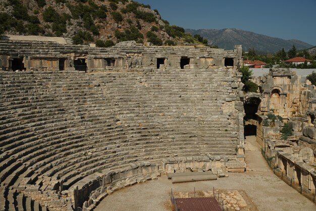 Teatr starożytnego miasta Myra w Demre Antalya Turkiye