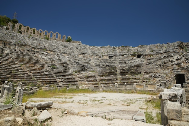 Teatr starożytnego miasta Perge w Antalyi Turkiye