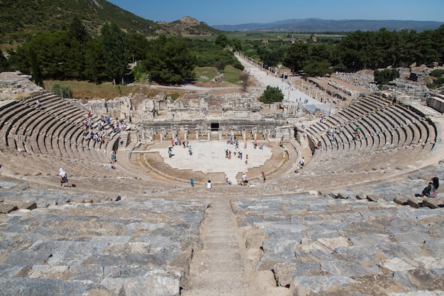 Teatr Wielki w starożytnym mieście Efez
