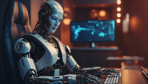 Technologia AI sztuczna inteligencja człowiek