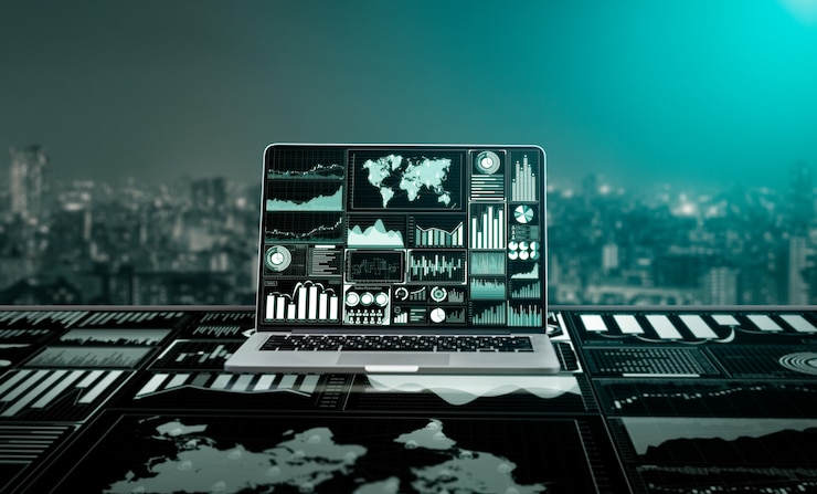 Zdjęcie technologia big data dla finansów przedsiębiorstw.