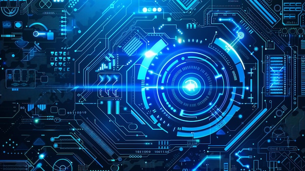 Technologia komunikacji sztuka wektorowa