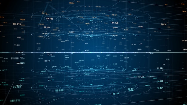 Technologia połączenia danych sieciowych, sieci cyfrowej i koncepcji bezpieczeństwa cybernetycznego