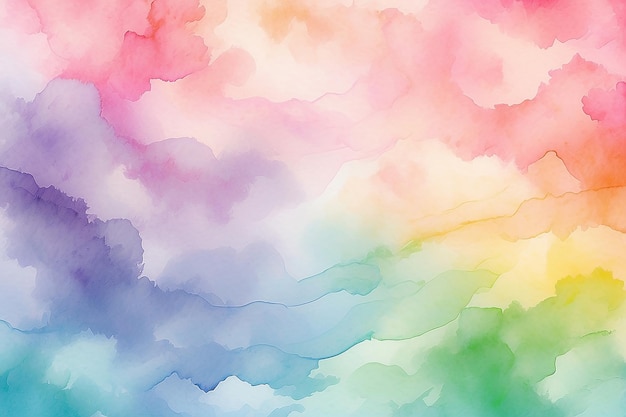 Zdjęcie tęcza pastelowa ombre papier cyfrowy woda