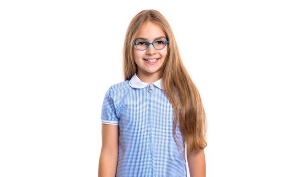 Teen girl wear school eyewear zdjęcie szkoły teen girl with eyewear animacja dziewczyna w szkole