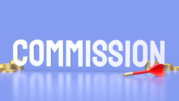 Tekst Strzałki I Komisji Dla Renderingu Koncepcji Biznesowej 3d