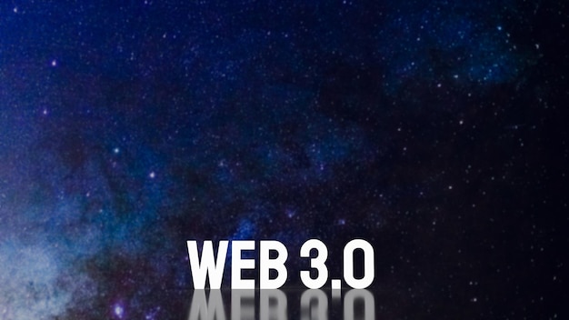 Tekst Web 3.0 dotyczący koncepcji technologii renderowania 3d