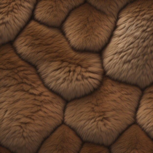 Zdjęcie tekstura brązowego futra jest wzorem futra.