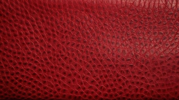 Tekstura czerwonej skóry z wzorem koralików.
